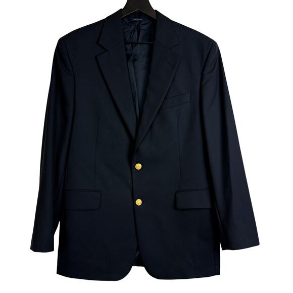 Brooks Brothers Brooksease Loro Piana Wool Mens Classic Blazer Sport Coat - 41R